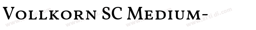 Vollkorn SC Medium字体转换 Vollkorn SC Medium字体转换